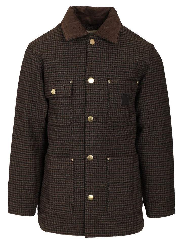 Carhartt Wip Lowis Chore Giacche - Marrone | a15e75942b2b25d76417b14254114347bdbbe89e