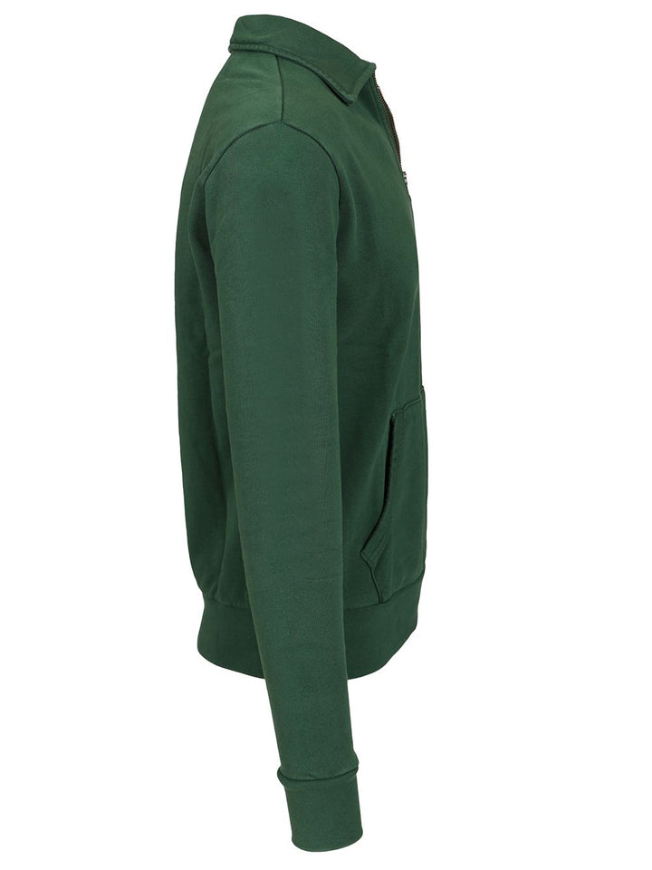 Polo Ralph Lauren Cotton Loopback Zip-Up Sweatshirt Knitwear - Verde | 27a6d9a3139128c475b7dc5962d33c26fe58c9a6