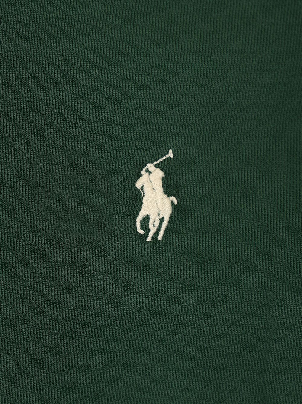 Polo Ralph Lauren Cotton Loopback Zip-Up Sweatshirt Knitwear - Verde | f85376e3c4c9f44ec3022759a51f910379981f54