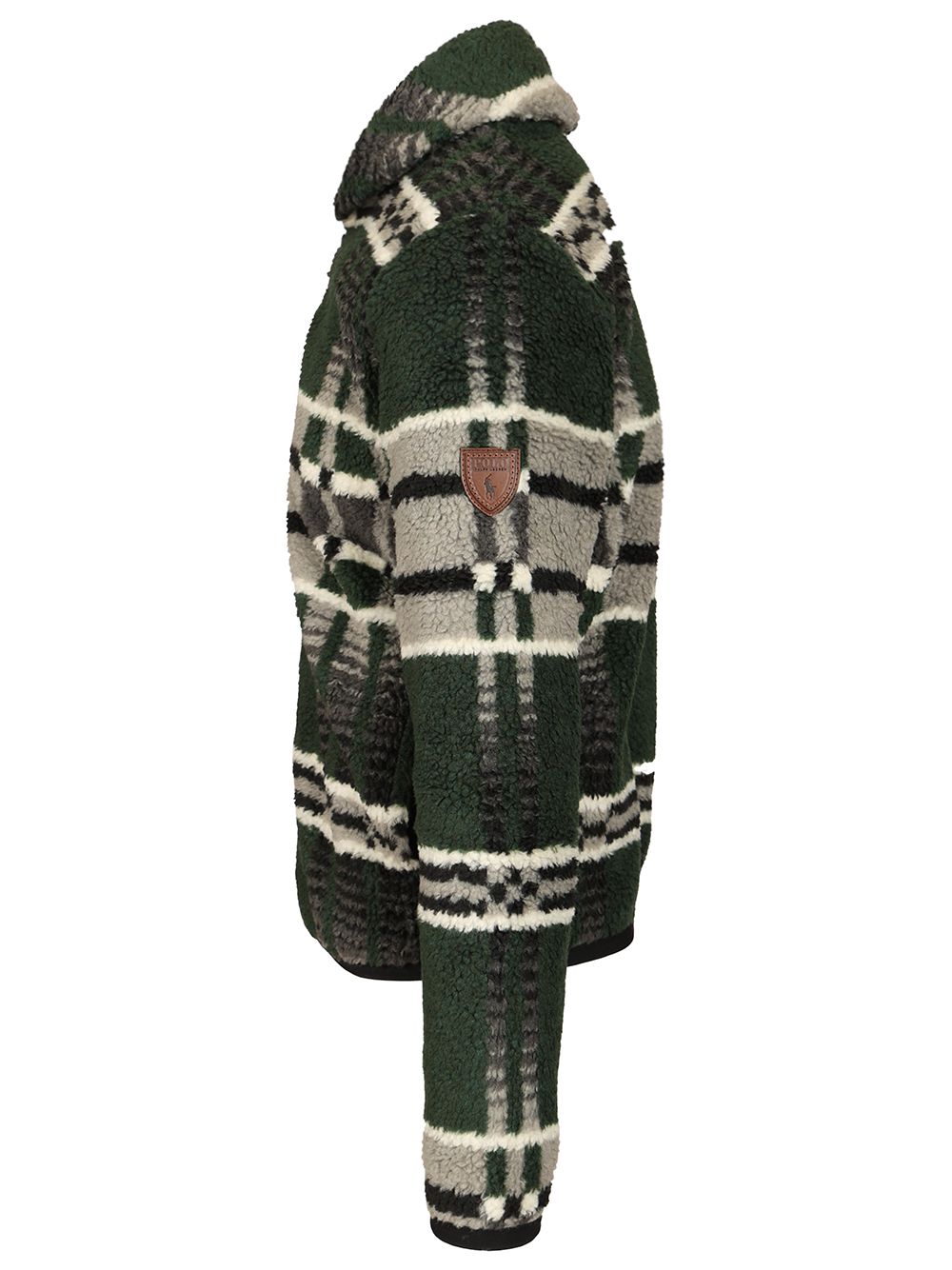 Polo Ralph Lauren Geometric Print Fleece Jacket - Canadian Blanket Giacche - Verde | be7bdd3c258cef68bc6f516e8cf1a54d5a24b1cf