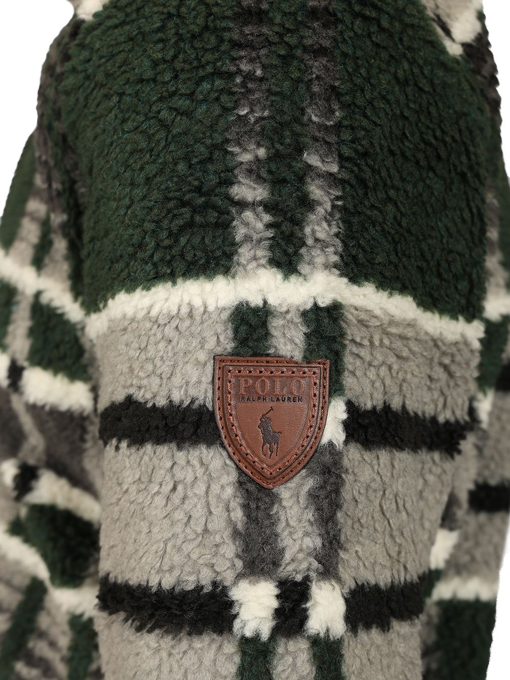 Polo Ralph Lauren Geometric Print Fleece Jacket - Canadian Blanket Giacche - Verde | d002f8ba5e31abe2adbae555934cfb5fdfc0f94d