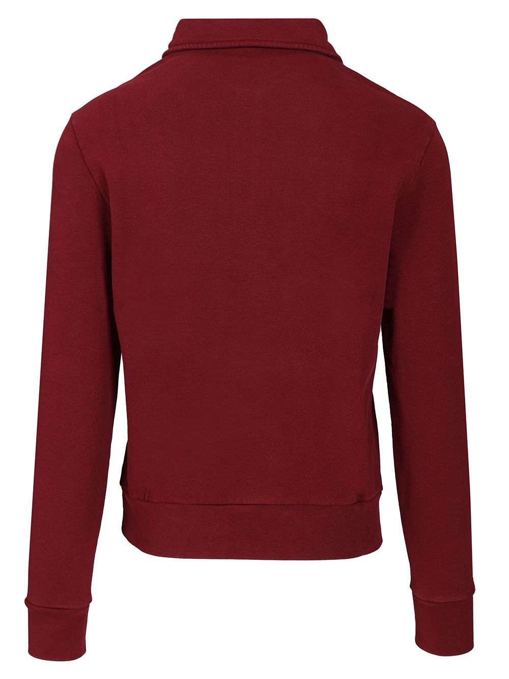 Polo Ralph Lauren Cotton Loopback Zip-Up Sweatshirt Knitwear - Bordeaux | aaaef5da6b0c1e82dedfaf83a6209385b1012339