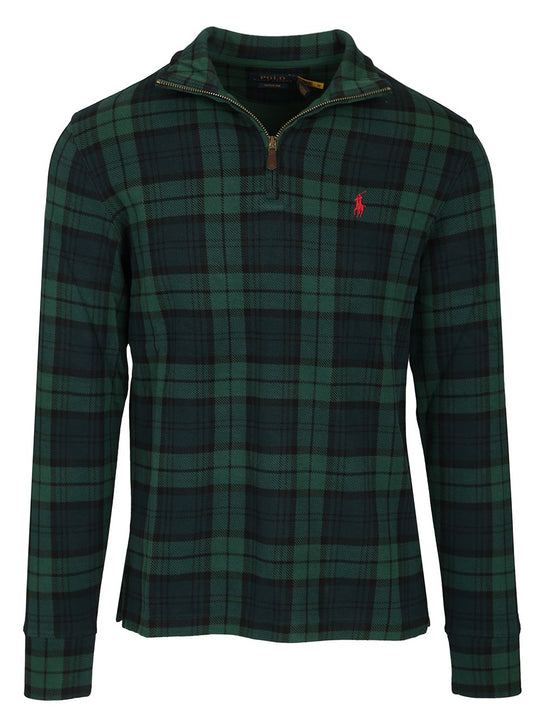 Black Watch Cotton Polo Shirt Sweatshirts Verde
