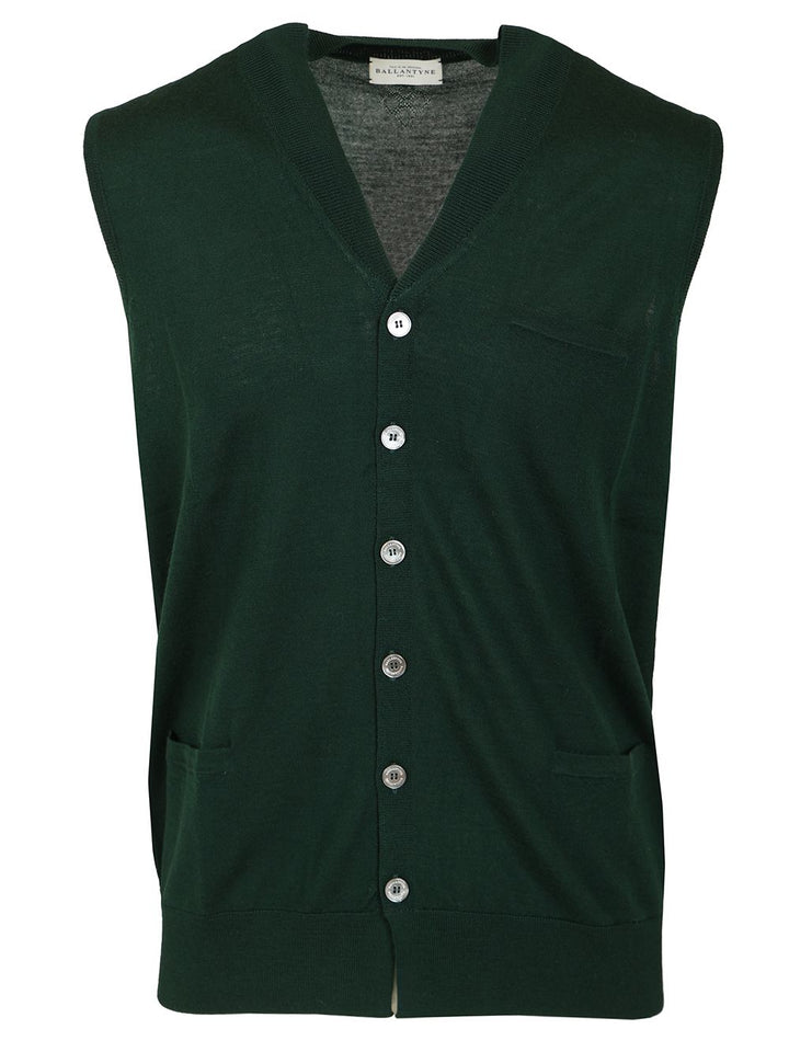 Ballantyne V-Neck Vest Giacche - Verde | 1c4dcd508ab7a46633dd12e8101ab8713faafe4f