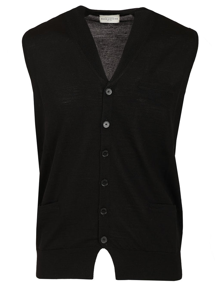 Ballantyne V-Neck Vest Giacche - Nero | 0bd05d06b46477107dffbae4cf0f83dc6b18d236