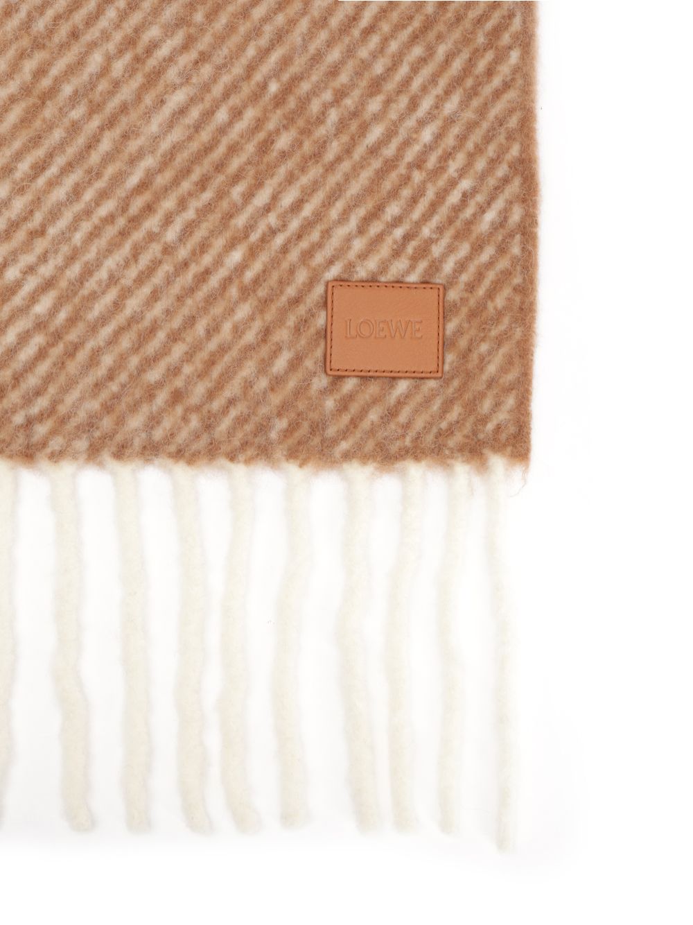 Loewe Alpaca Blend Scarf Scarves And Foulards - Marrone | f8daa74a773b95e699bd9e4a654570e27b633ce5