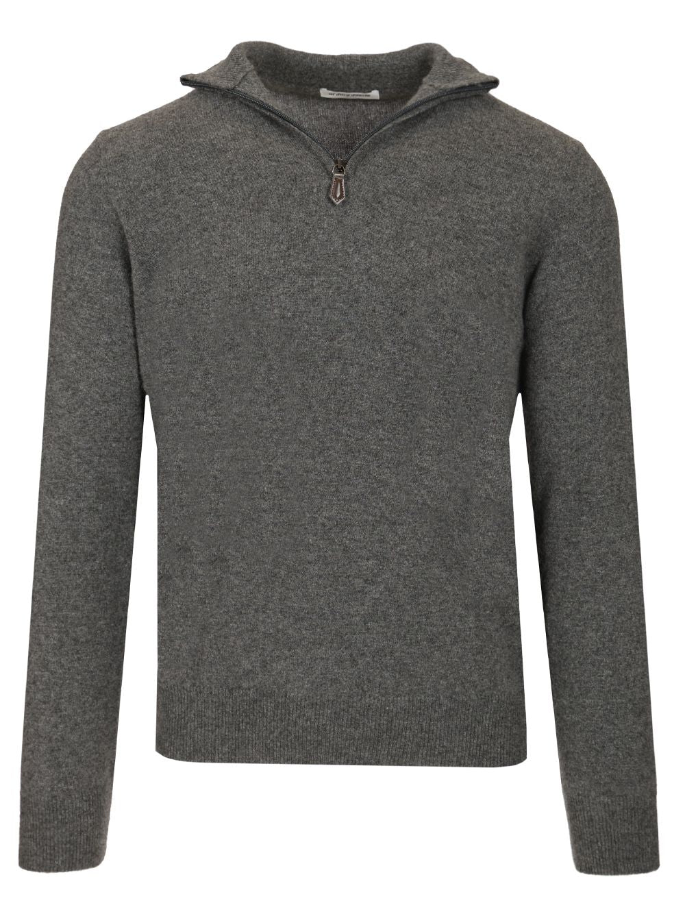 Al Duca D'Aosta Maglia Serafino In Cashmere Knitwear - Marrone | eafa314db7fffaad80c544963653b1bfbdf9b9a1