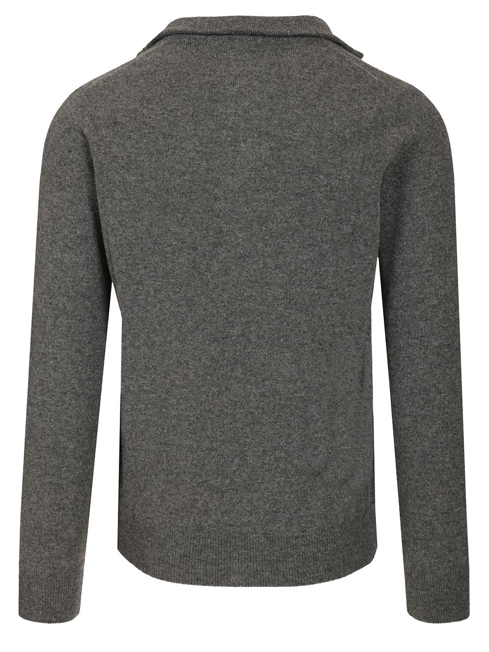Al Duca D'Aosta Maglia Serafino In Cashmere Knitwear - Marrone | 1d0ec8bc939a1b36e39234fbbed073913f20ca5b