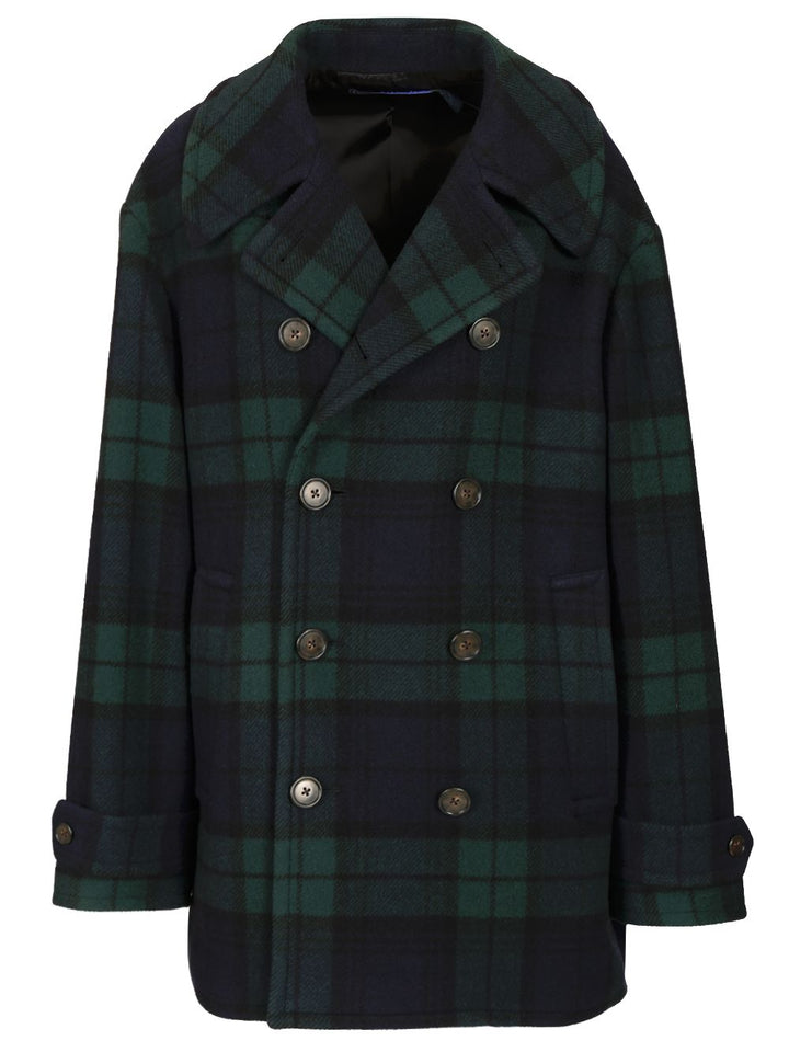 Polo Ralph Lauren Peacoat In Black Watch Coats - Verde | 1c20e95d65ad513dfaa534364eb0bd4e821c2186
