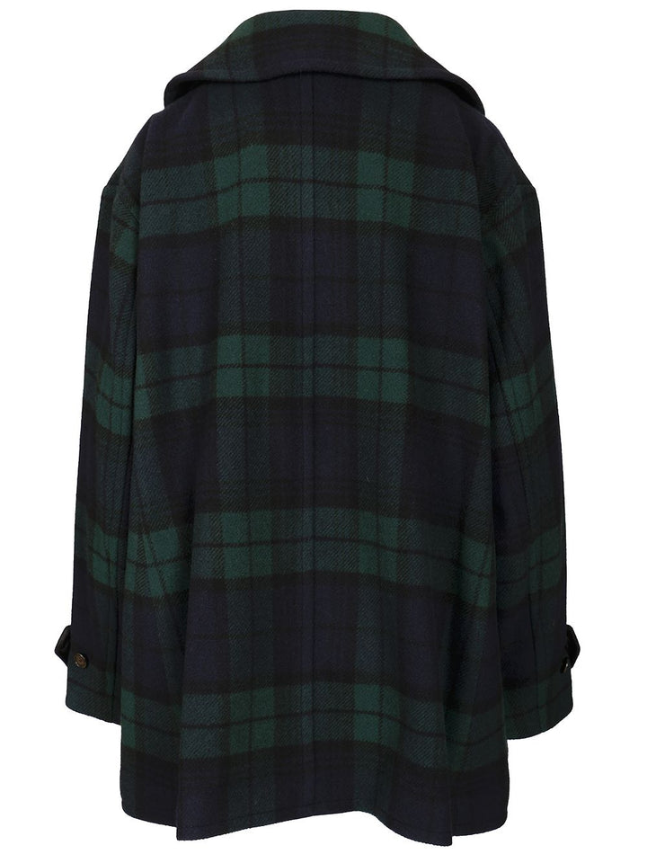 Polo Ralph Lauren Peacoat In Black Watch Coats - Verde | 66cebec80833c724b057a2a9bd74874228518331