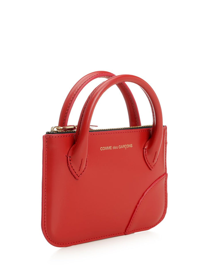 Comme Des Garcons Wallet Handles Small leather goods - Rosso | 3f8dbaee0925eb789b87e620573dc240f674c6df