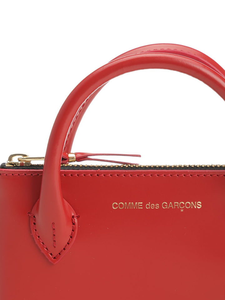 Comme Des Garcons Wallet Handles Small leather goods - Rosso | 7a12aa7837f2ae88434c42b8fa18a32ad85b69e2