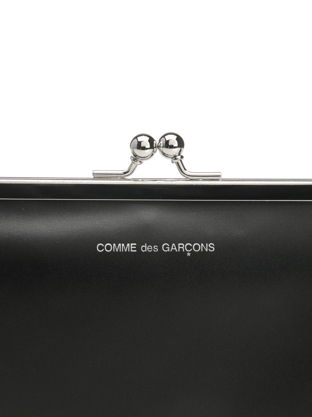 Comme Des Garcons Wallet Large Wallet With Kiss Closure Clutches - Nero | 2295c5028f414a116cd3bededa598f13c825a613