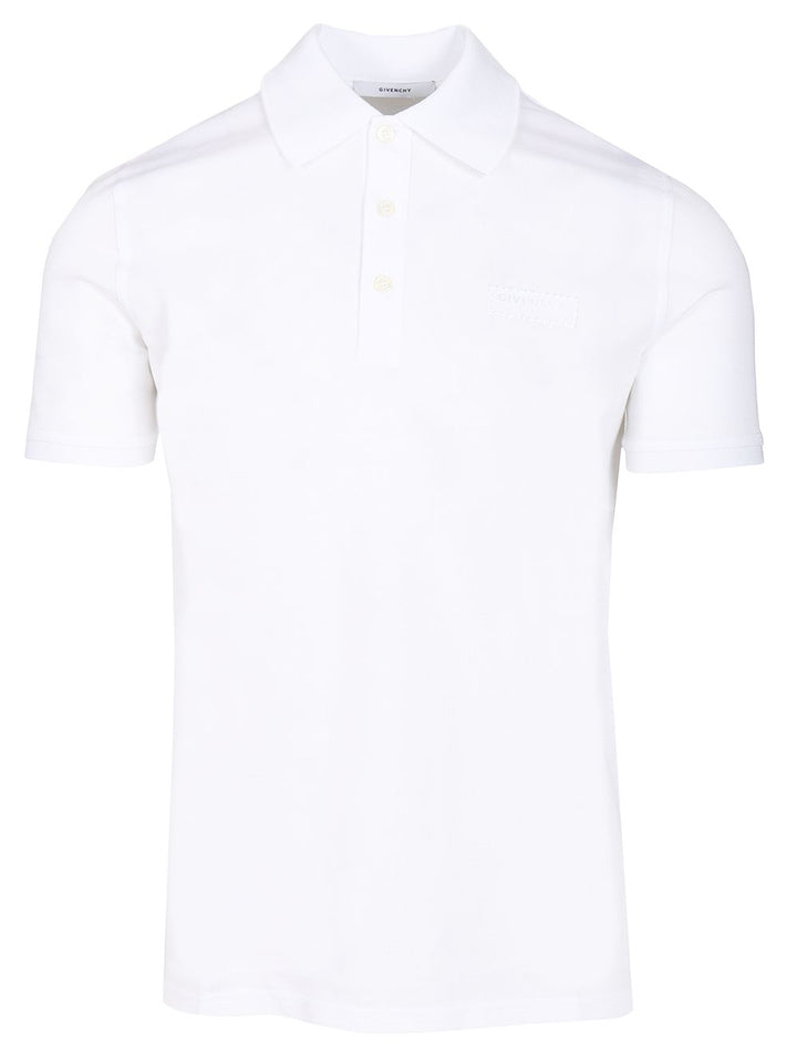 Givenchy Regular Fit Short-Sleeved Polo shirt - Bianco | 84c9fe6fd2a2d4b58fa0bd1bf54493f8c64565ef
