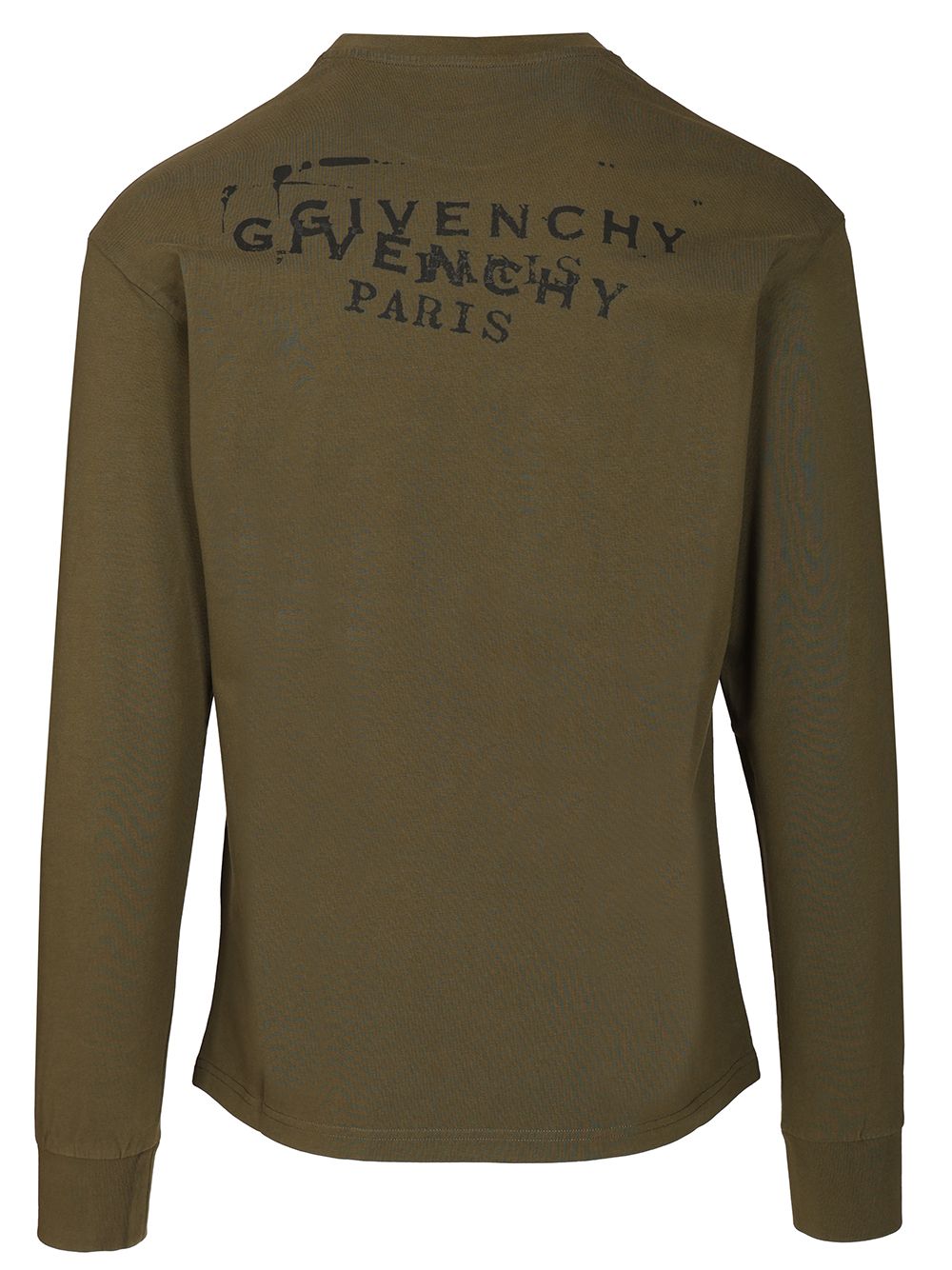 Givenchy Regular Long-Sleeved T-Shirt - Verde | 5897bd84a5fa28305f1ebe115b3b311d59f53b49