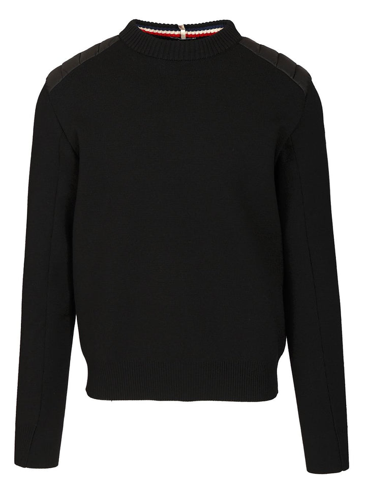 Moncler Grenoble Crew Neck Sweater Knitwear - Nero | a5abeb25138a0522a30c5ff4076b74e4ee03133d