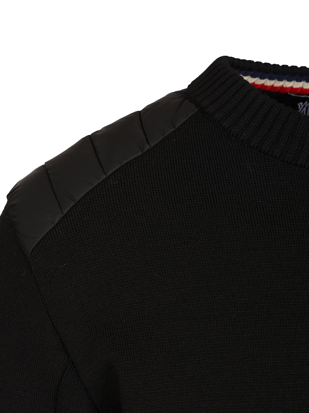 Moncler Grenoble Crew Neck Sweater Knitwear - Nero | 7b79827eeb41b574fcf4a08ee62b667b2de5b104