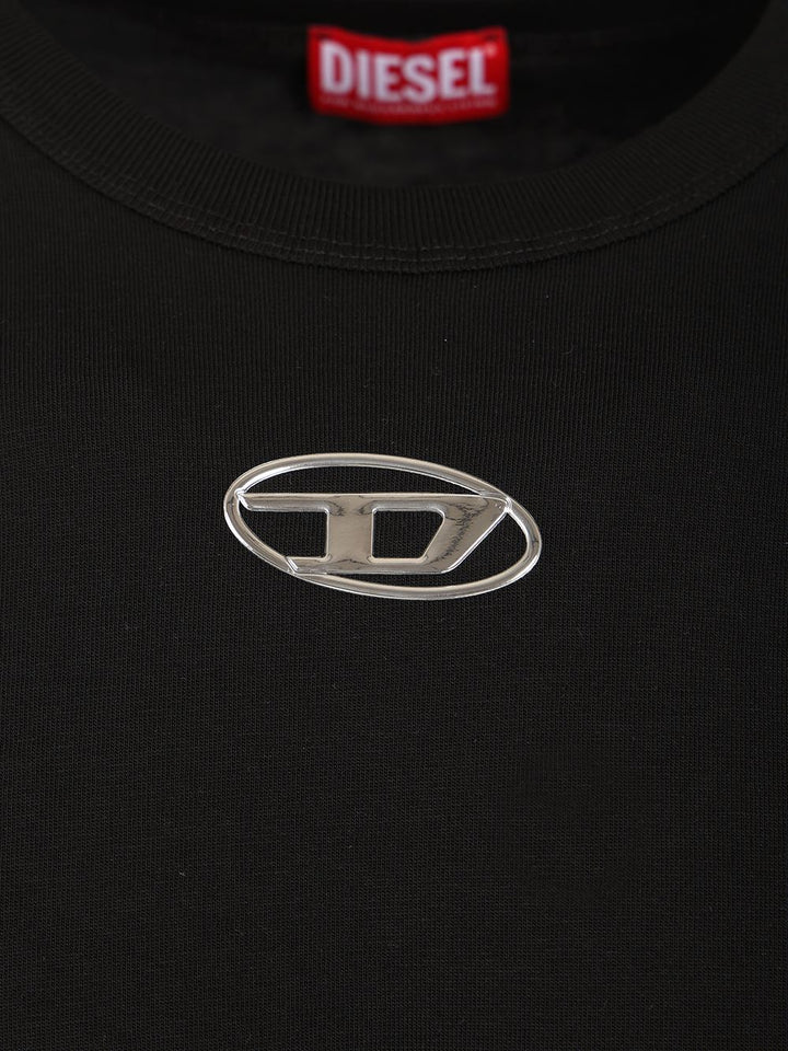 Diesel Regular T-Shirt - Nero | b9d79be46b63216b1c1fb5f6dbf5b97a2d479411