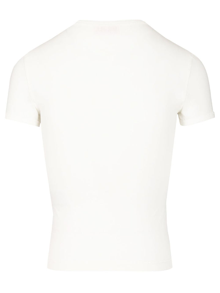 Diesel Slim Fit  Stretch T-Shirt - Bianco | 94e1a91b0f697f8dc0bd5e7f40c5a8623be9d3a3
