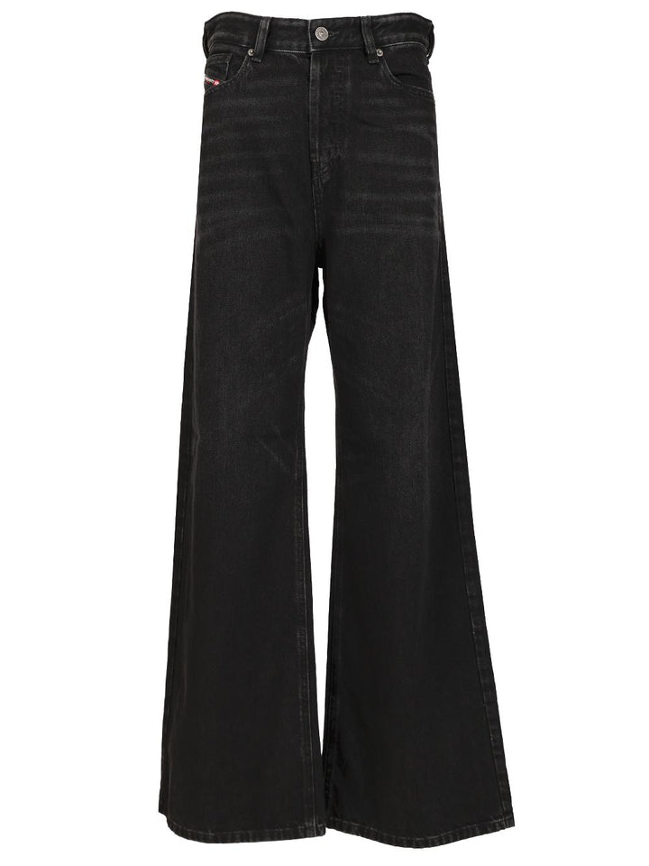 Diesel Relaxed Fit Jeans - Nero | c21888e37394d505fd6a5988157d4bb36ac7455a