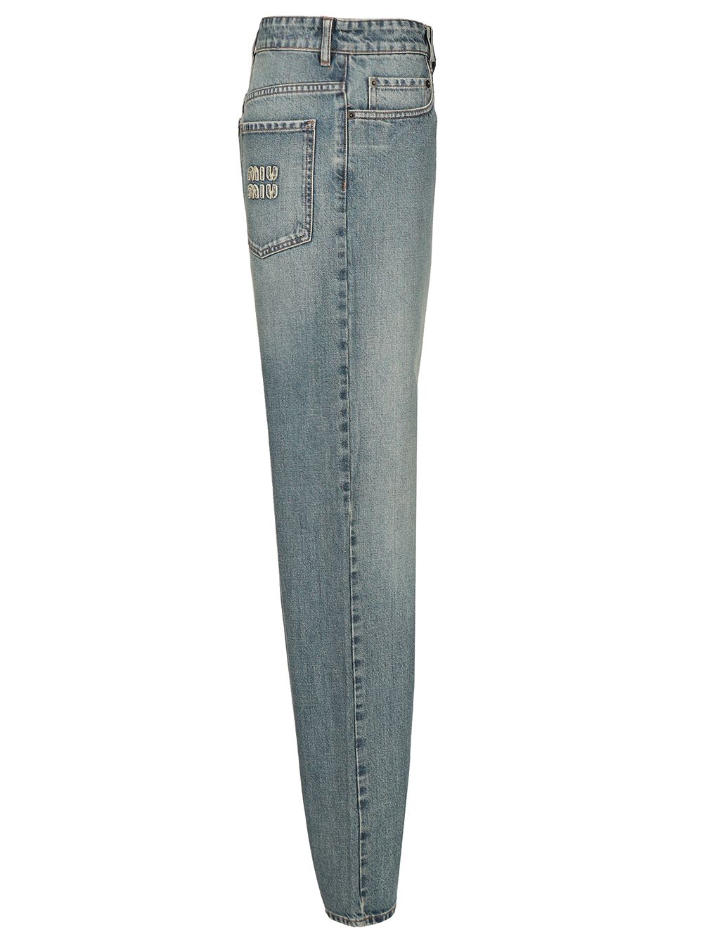 Miu Miu 5-Pocket Jeans - Blu | 345cf6f5277b76c1cd6e7e3a7a53f4230fd1cf9b