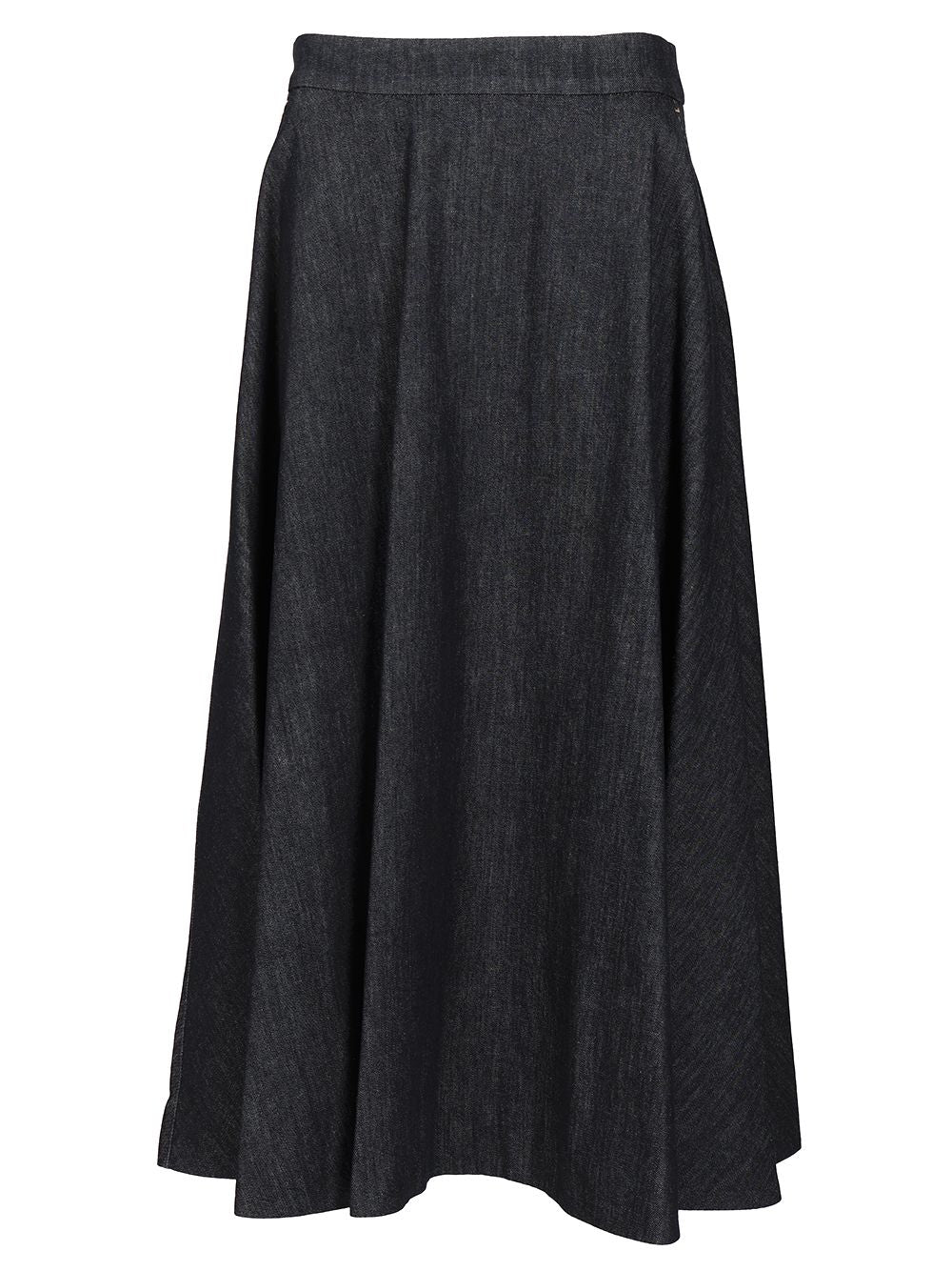 'S Max Mara Flared Denim Skirt Gonne - Blu | 2b5c74476c2518c09de4bfee5854fdd8e782a1f4