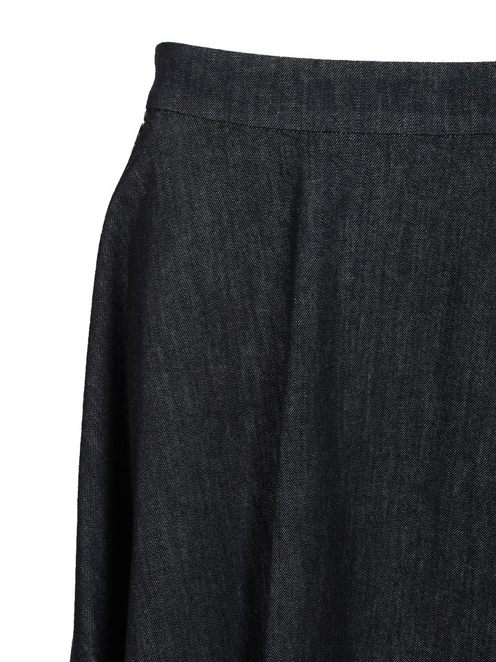 'S Max Mara Flared Denim Skirt Gonne - Blu | 044ecd7ca825b3133a5dffe3ccff85e4e5250cf4