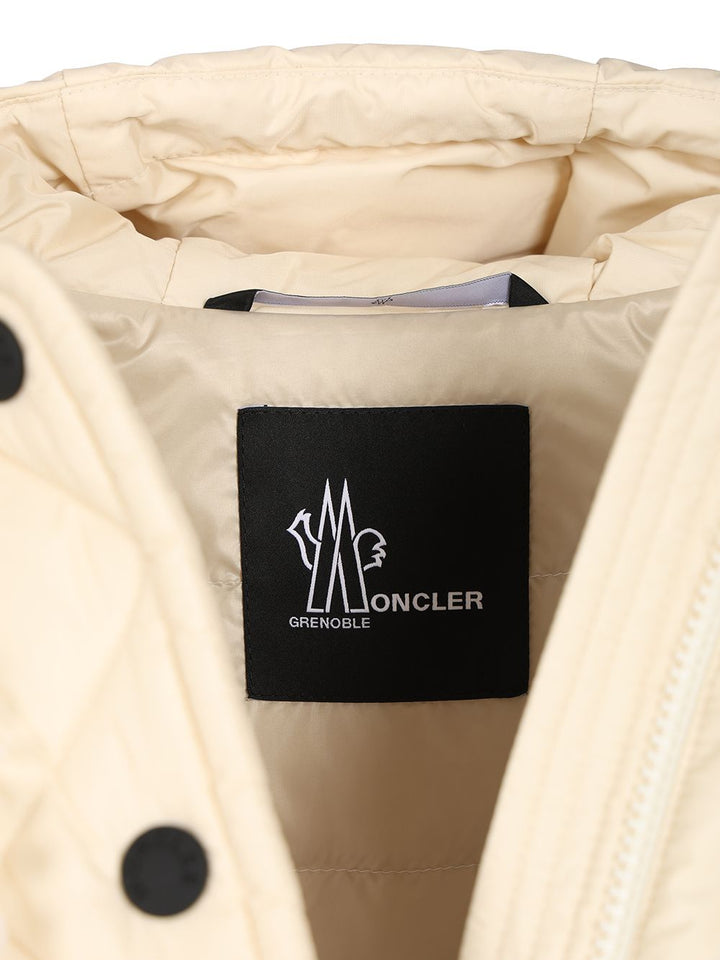 Moncler Grenoble Blavet Coats - Bianco | dc947e0c64b9a4a06c494d46769787fc999f8029