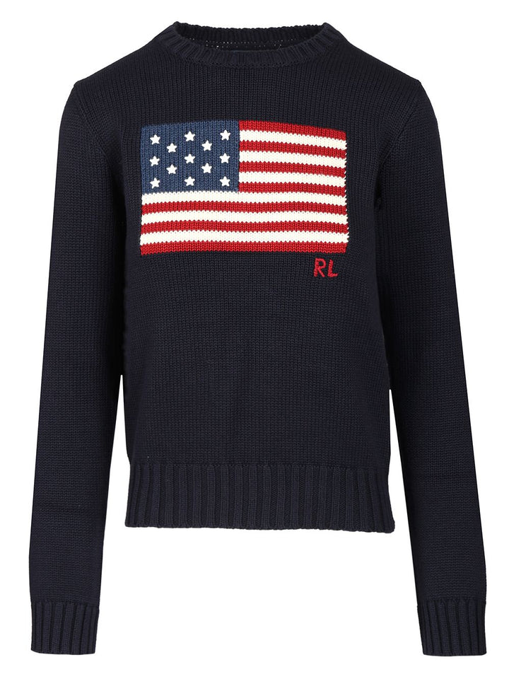 Polo Ralph Lauren Crew Neck Sweater Knitwear - Blu | 57c24e8ca1ab58be106006bb168f78e16a5cf3f9