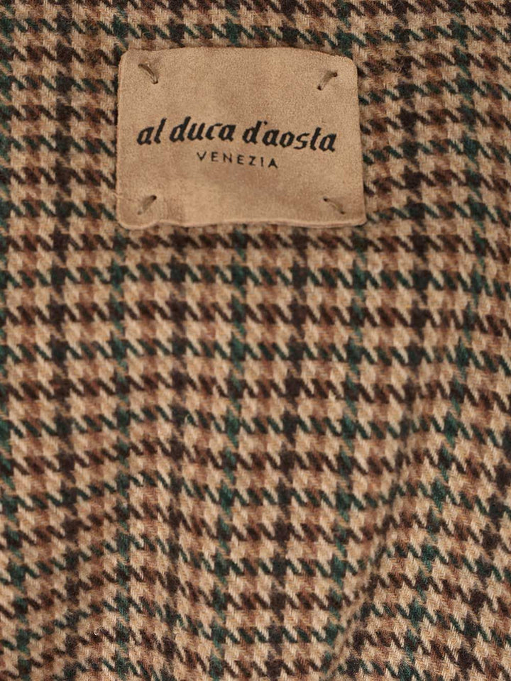 Al Duca D'Aosta Suede Bomber Jacket Giacche - Beige | e935966f1d5c59e7acb439c6e05a84a1078dd6af