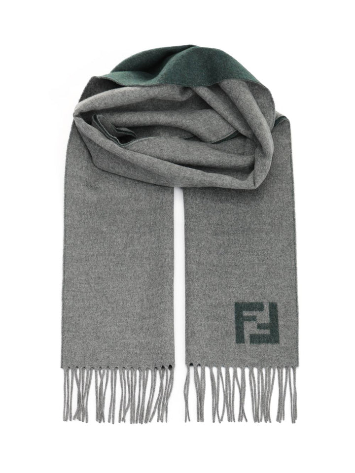 Fendi Ff Scarf Scarves And Foulards - Grey | 3813845aaeafebf21934c3b93217c6caa4e0aa94
