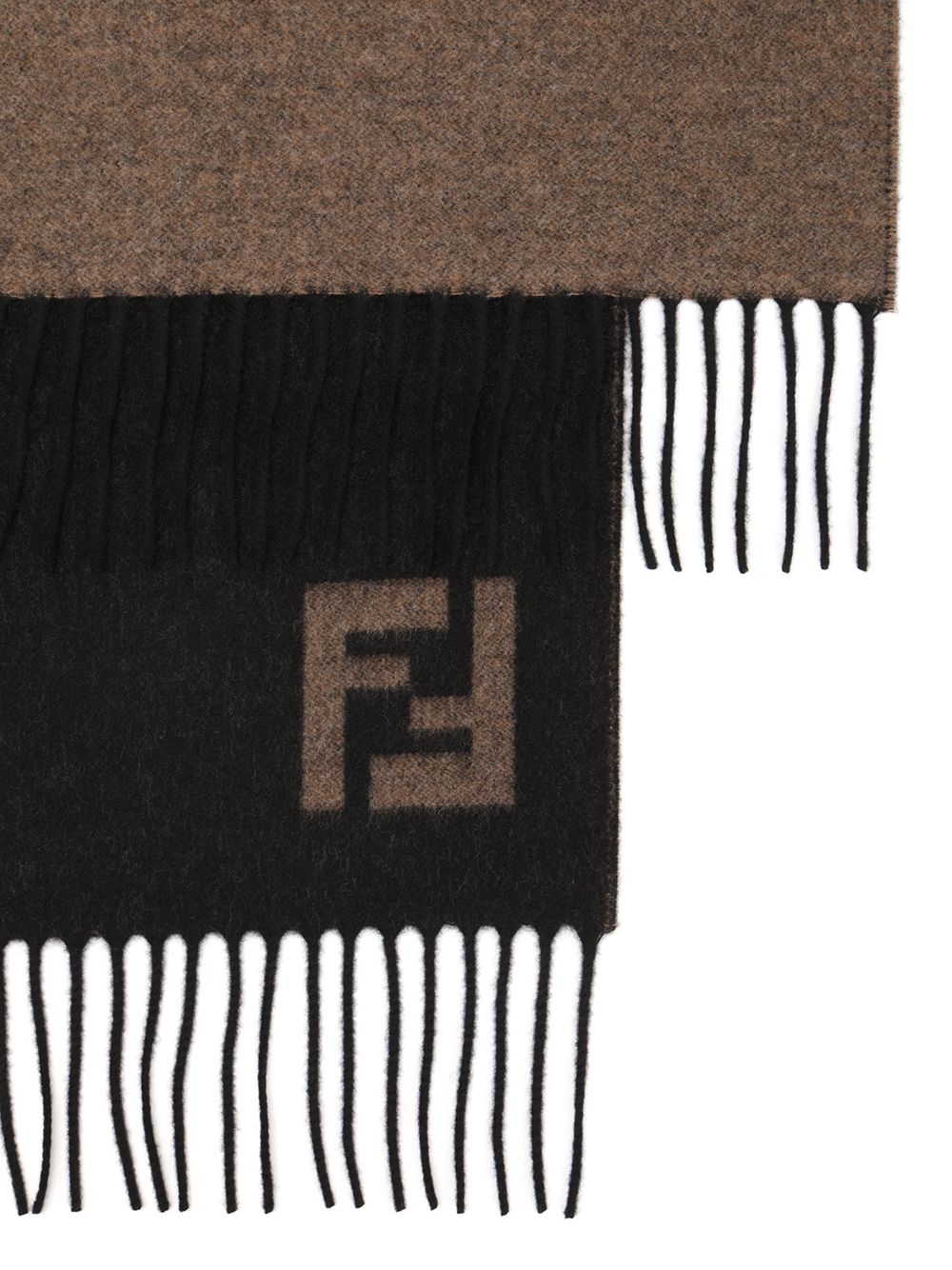 Fendi Ff Scarf Scarves And Foulards - Nero | 8dedeef4432be5af1ca0cbee7b9ed0eb01f9b393
