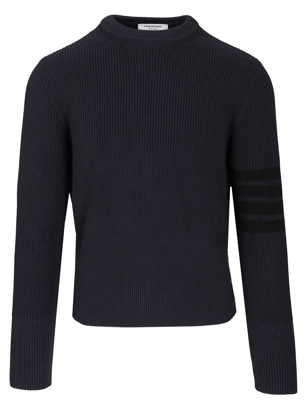 Thom Browne Cotton Sweater Knitwear - Blu | 81e90ef25c8ae05ece4a7540dbaadb282f2b61e9