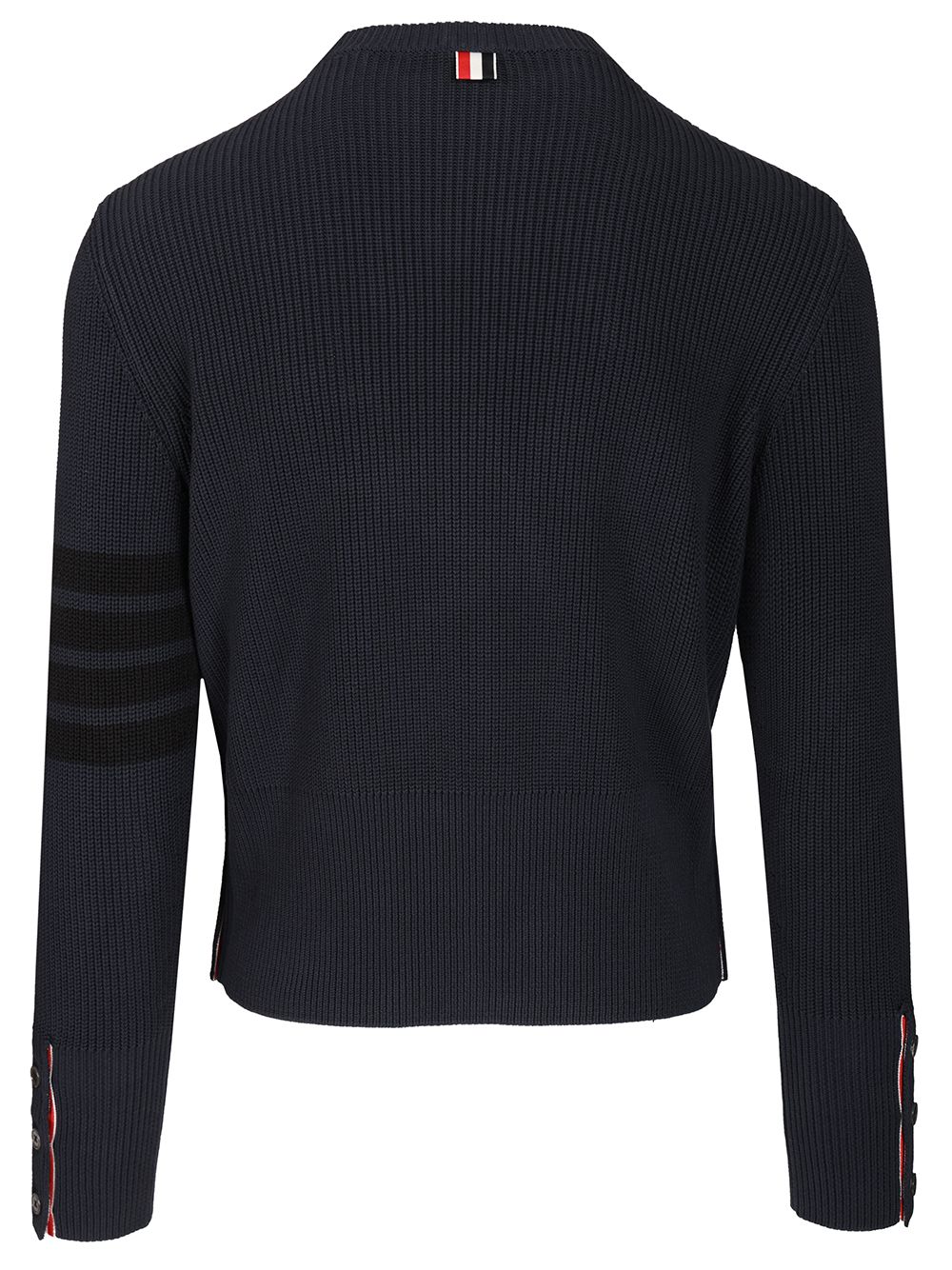 Thom Browne Cotton Sweater Knitwear - Blu | 3750ab2a136013020ebdc5e8b1686a3d5619b426