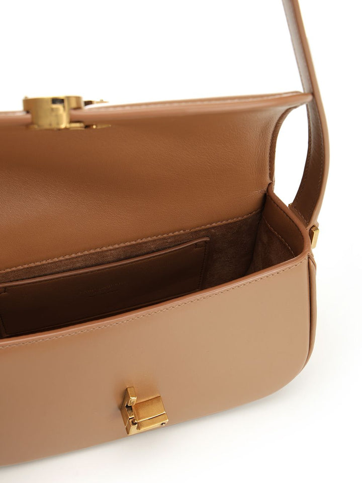 Saint Laurent Solferino Shoulder Bags - Beige | 79b9944c8f3f4aadb6439f187456406fcf503e46