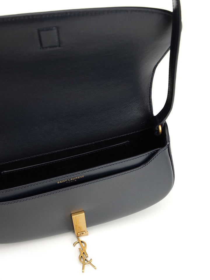 Saint Laurent Voltaire Shoulder Bags - Blu | 28a5a2cc6593331a25a28e65ff824447f17e88a5