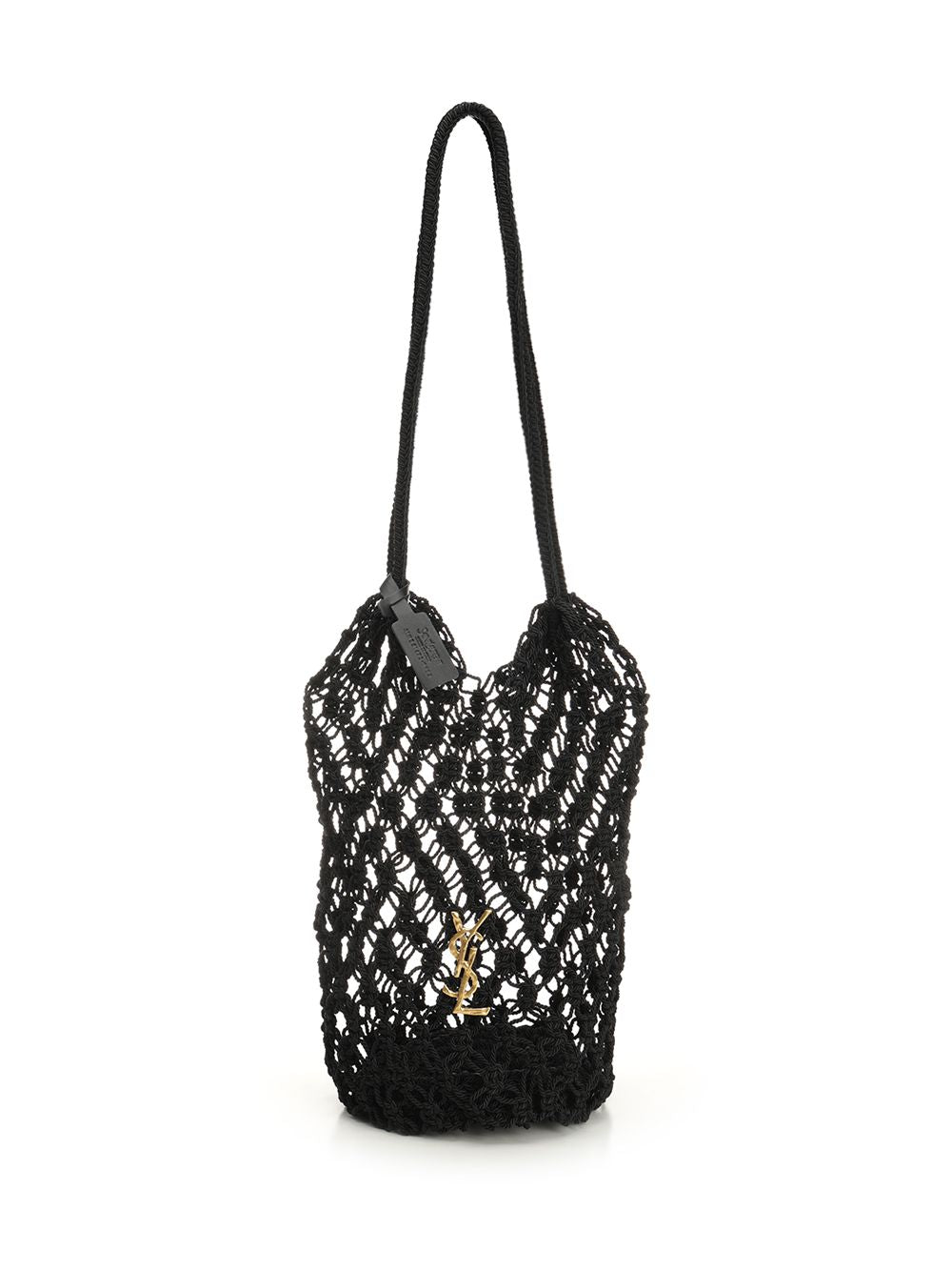 Saint Laurent Crochet Hobo Bag Shoulder Bags - Nero | 0752b3b529f5bb396a963e21a52ee17f483f4abb