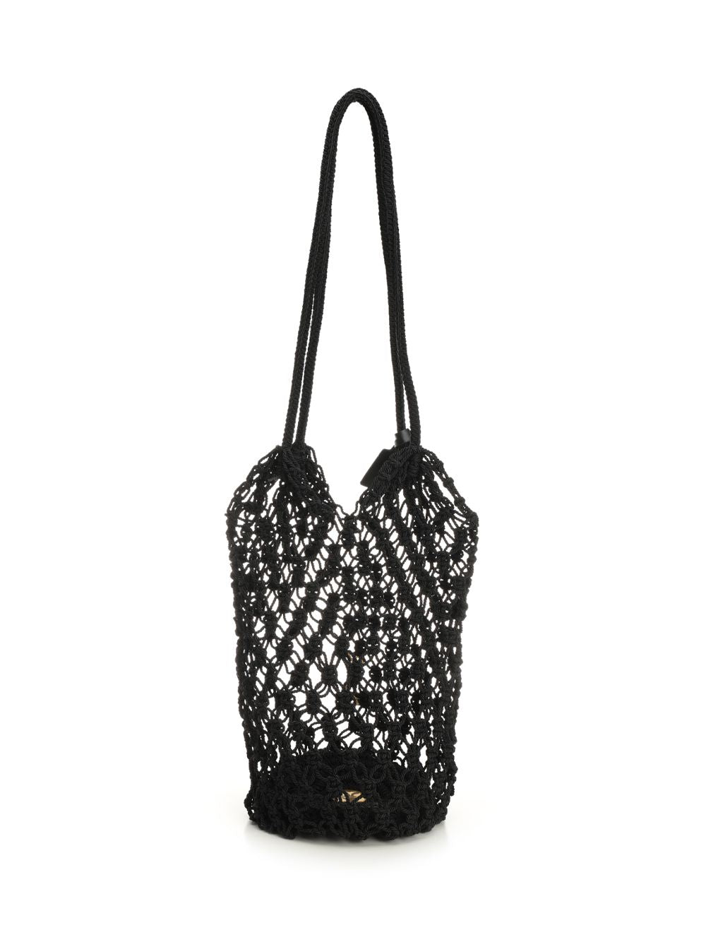 Saint Laurent Crochet Hobo Bag Shoulder Bags - Nero | 28370e33fba33f82d13b714c1cb37271ff36818c