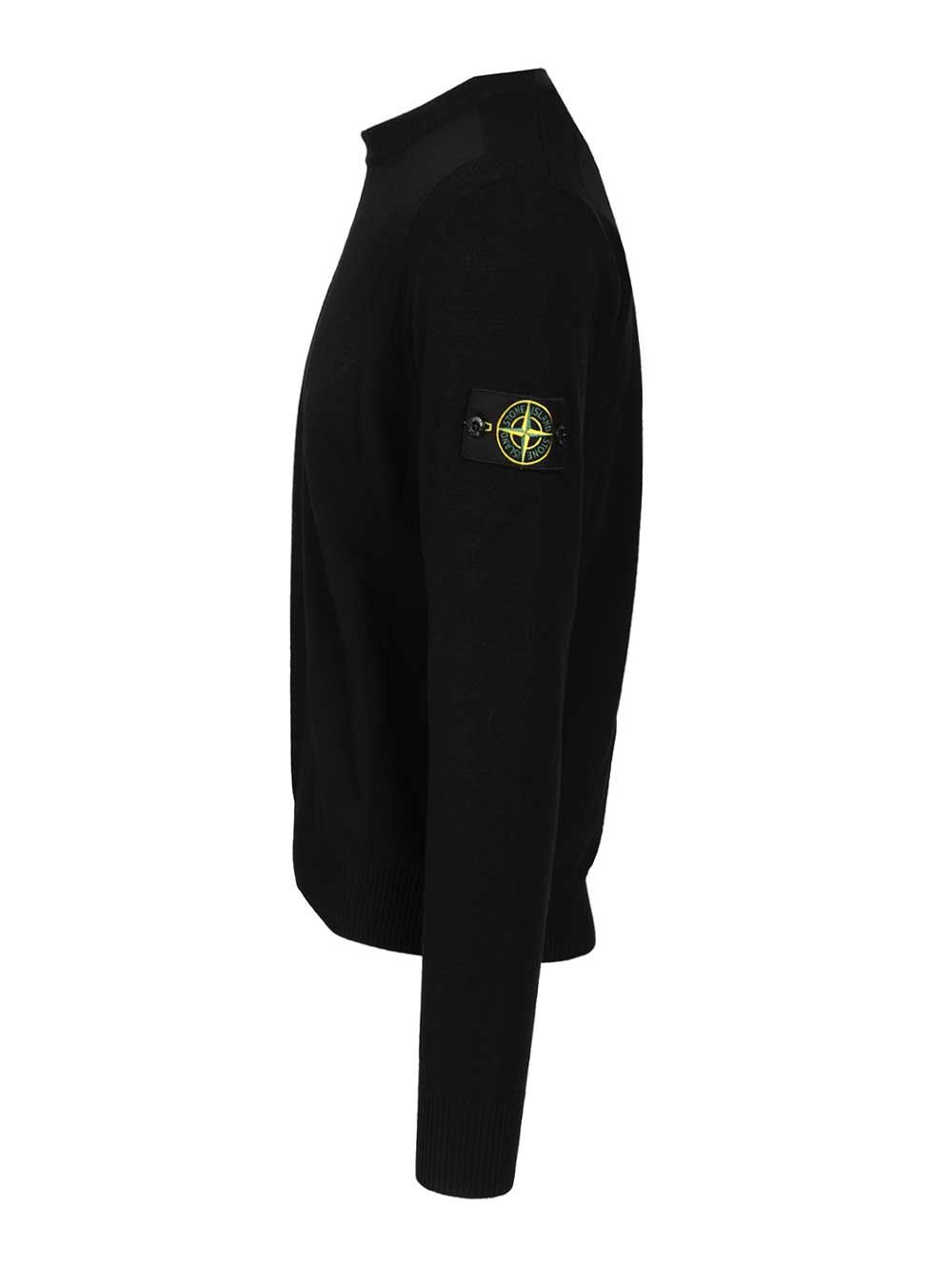 Stone Island Crew Neck Sweater Knitwear - Nero | 7e61647b4841493da456aea134c87152fdb48cc1