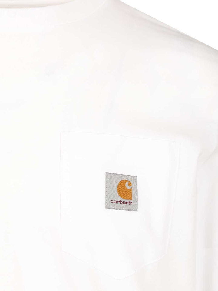 Carhartt Wip Jersey T-Shirt - Bianco | 02b229035fc503f16aaea9a5951c57b3e620029f