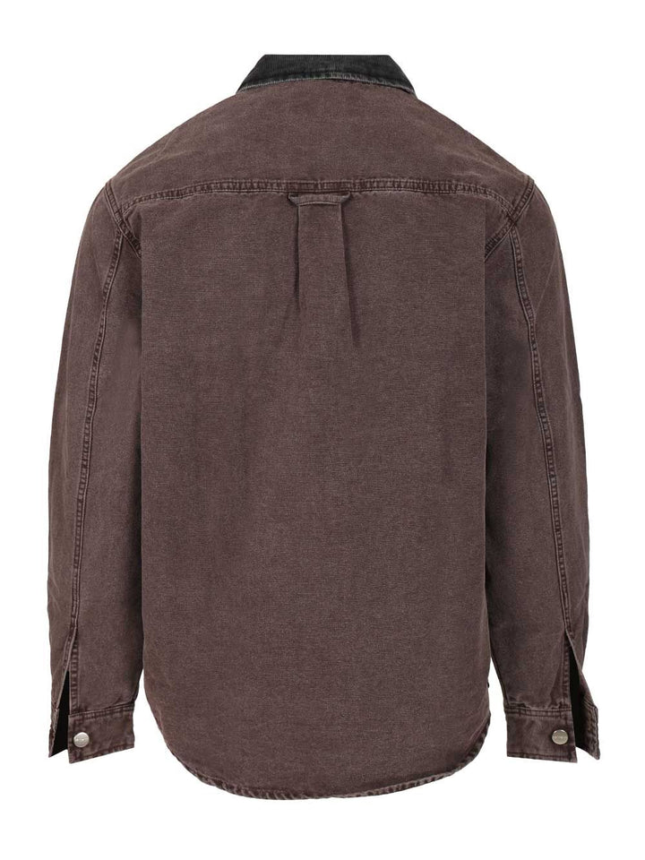 Carhartt Wip Mitch Shirts - Bordeaux | 1ccede61a16e999af86ea3b1b33d13e775cfe366