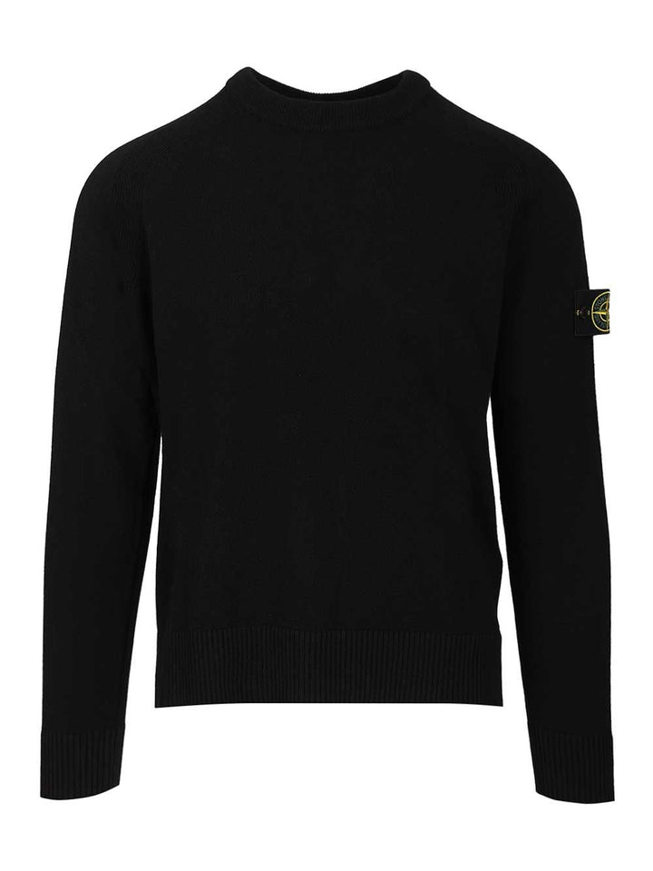 Stone Island Wool Sweater Knitwear - Nero | c2217b0dbe3248ac954047d5131458efb3ed47d2