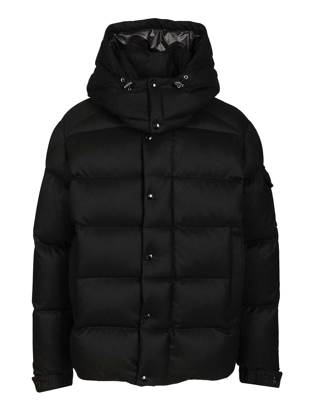 Moncler Maya 70 Coats - Nero | cd7f59cbe72b2aa02fceb67f021ed80c2d8a6feb