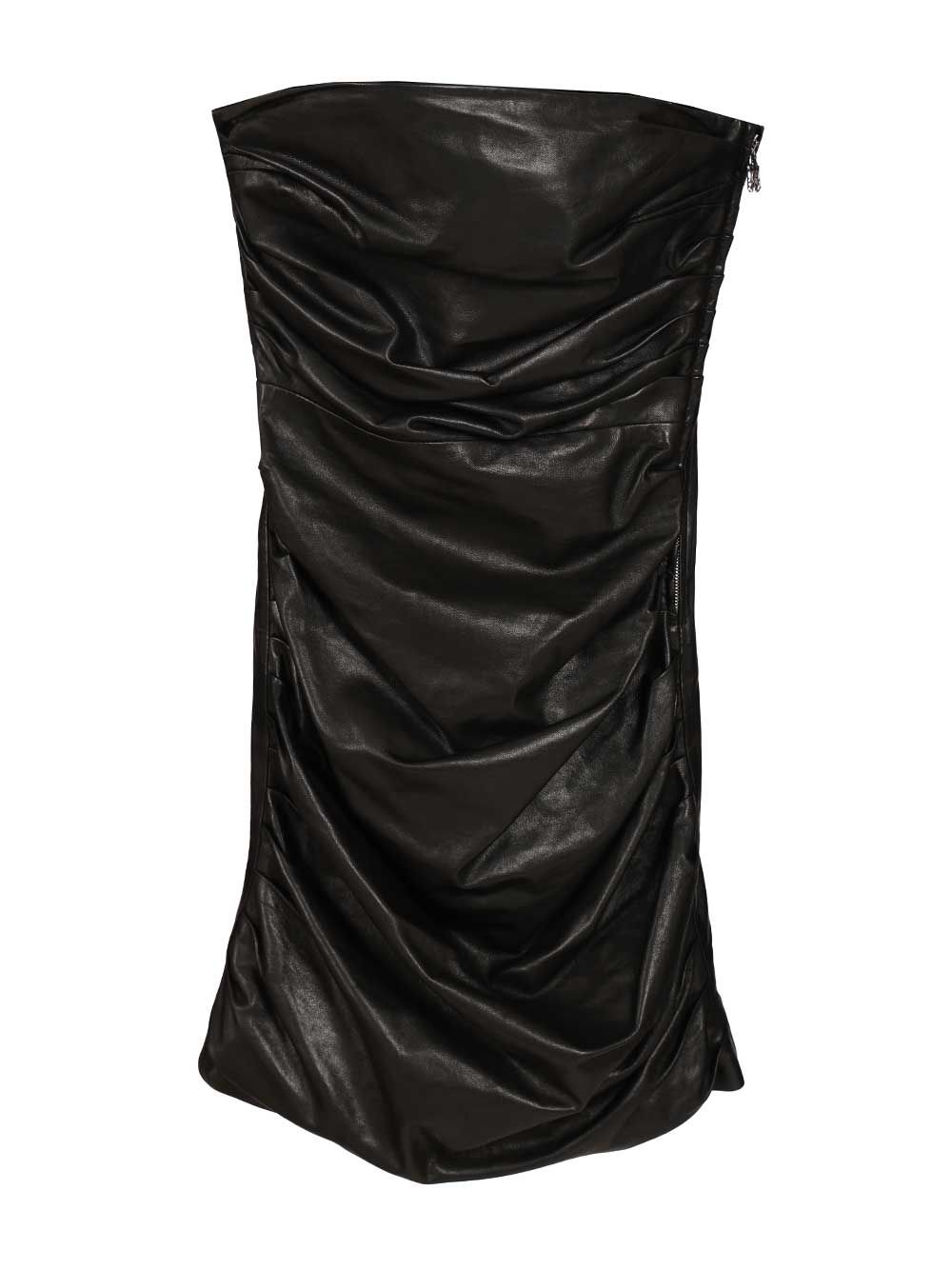 Amiri Leather Mini Dress Abiti - Nero | 8f81eb556aa2ee076236a8e404e08061f362f147