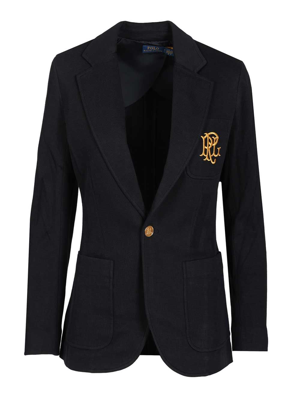 Polo Ralph Lauren Blue Jacquard Blazer Giacche - Blu | a16e043d017639b1603891528aa5181e745ff2d6
