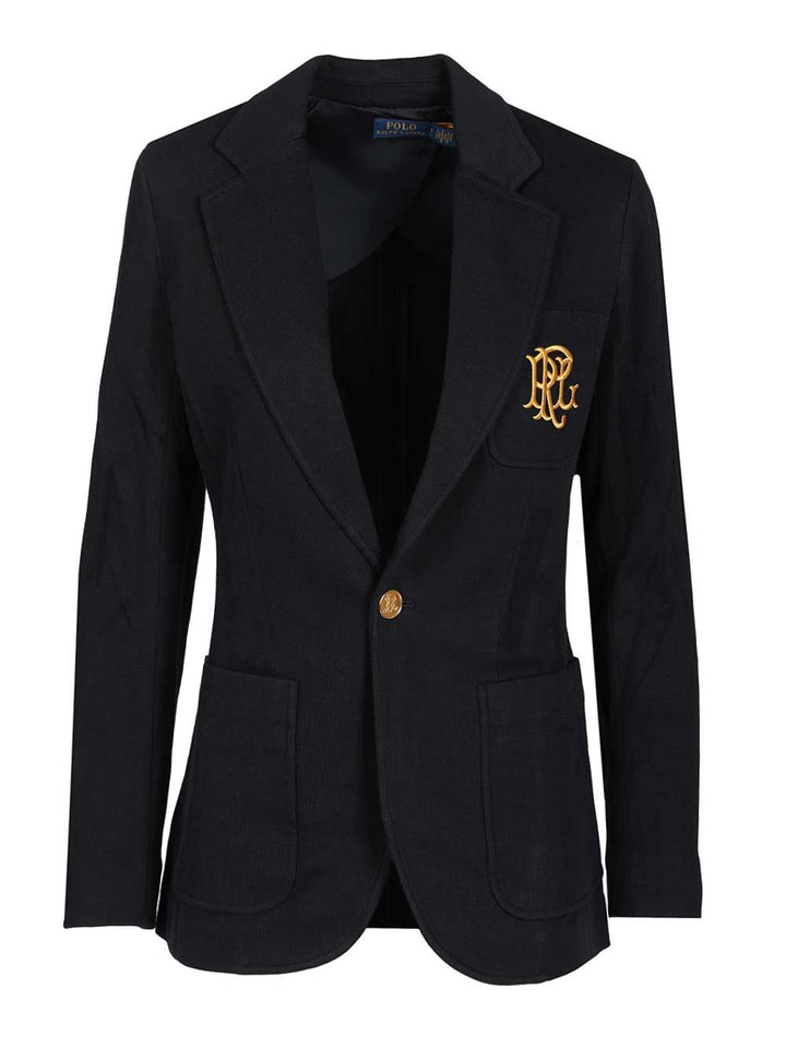Polo Ralph Lauren Blue Jacquard Blazer Giacche - Blu | a16e043d017639b1603891528aa5181e745ff2d6