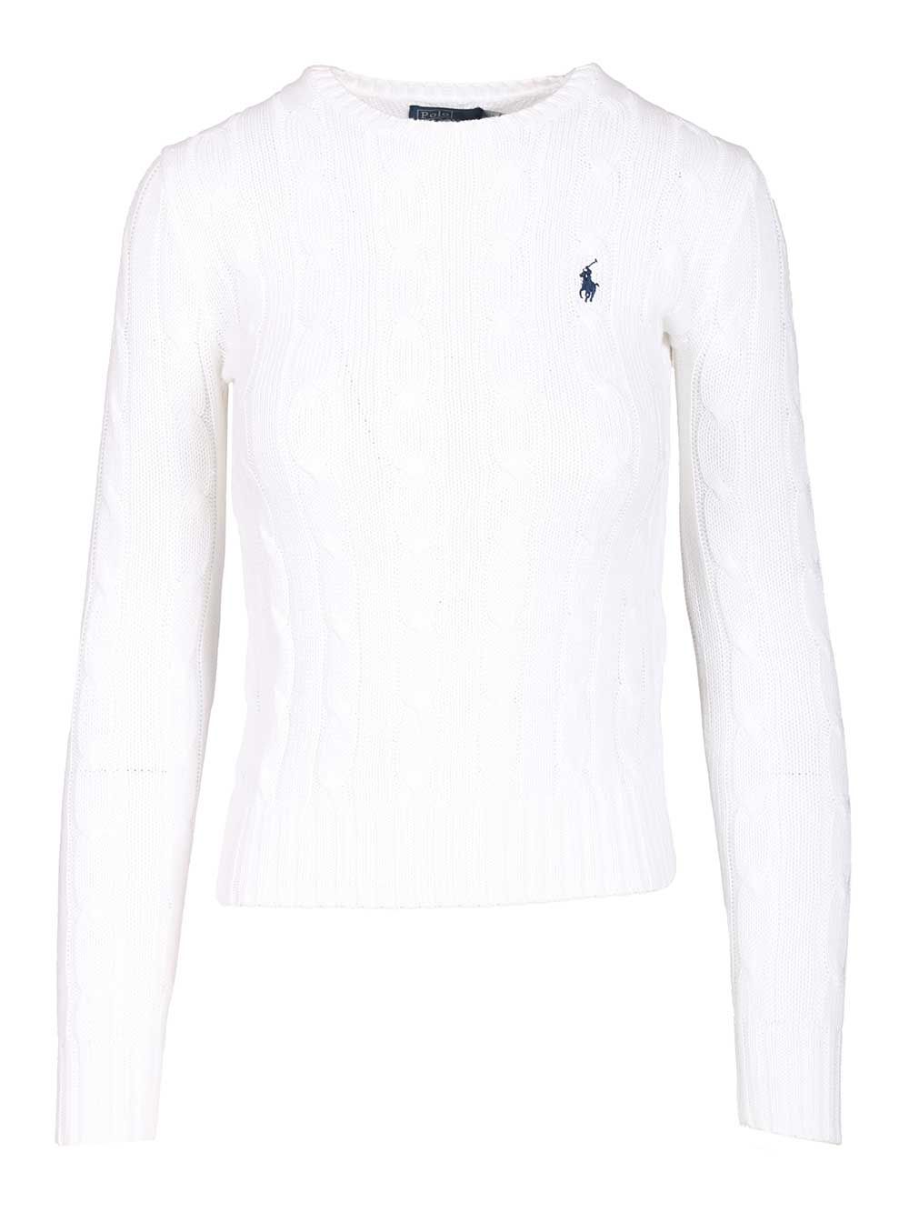Polo Ralph Lauren Cotton Sweater Knitwear - Bianco | 84af550137978ec970e91efcda298c19f2b41e33