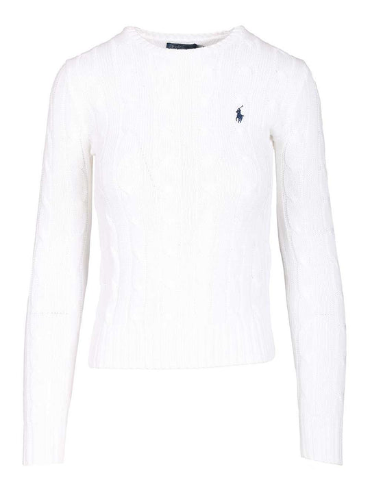 Cotton Sweater Knitwear Bianco