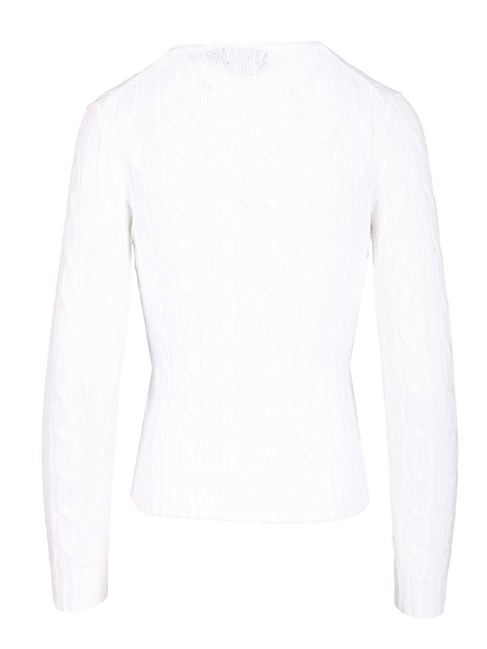 Polo Ralph Lauren Cotton Sweater Knitwear - Bianco | 3d46493e1946f43b56bfd238f27ca9f82def4a07