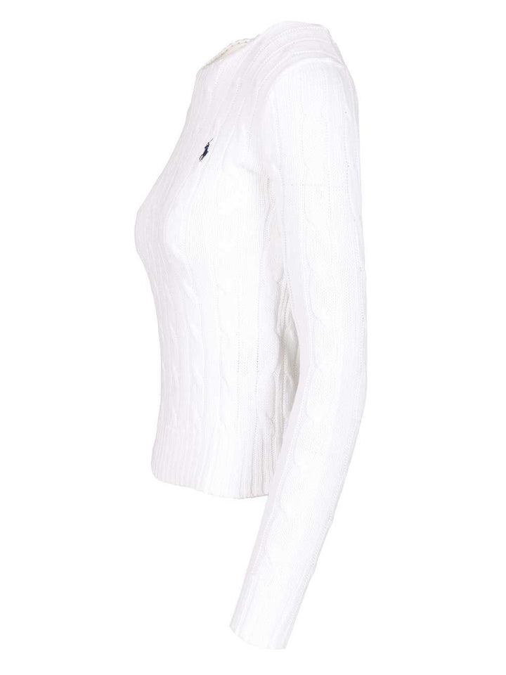 Polo Ralph Lauren Cotton Sweater Knitwear - Bianco | 84cfb98182a8d0d7b711053a2b24a9495357174d